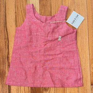 NWT Lucy & Leo Southampton Dress - Red, Size 9-12M